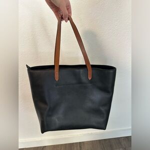 Madewell leather work tote